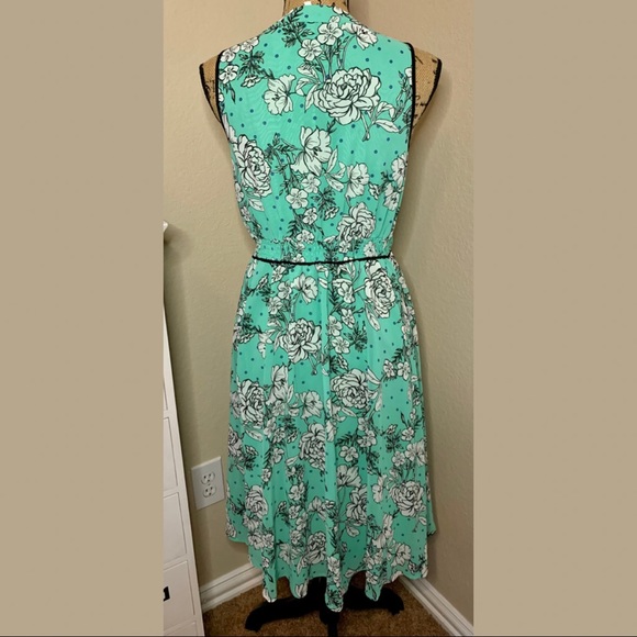 ELLE : Mint Green Floral Dress - Picture 6 of 11